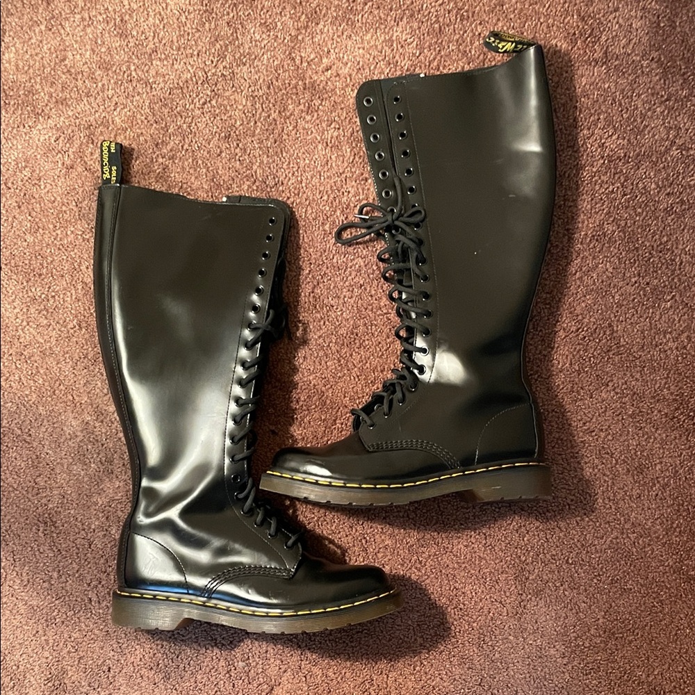 Dr. Martens Black Lace Up Boots